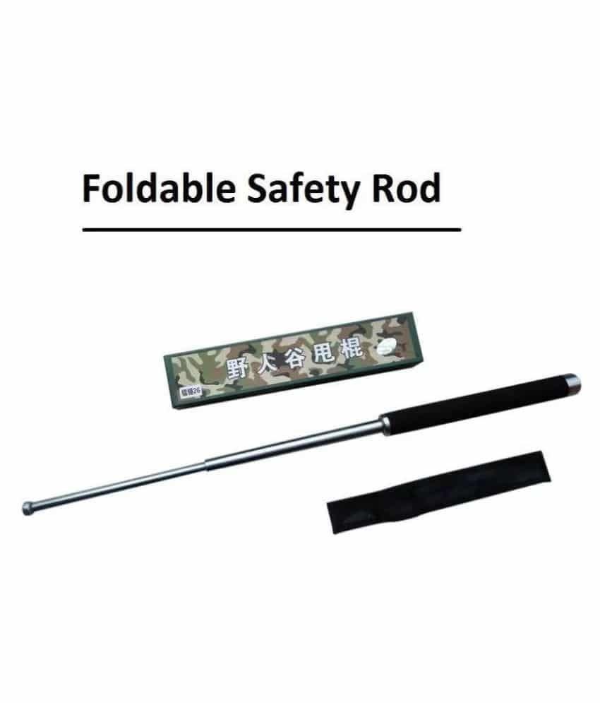 Self Defense Stick | Extendable Telescopic Steel Safety Baton | Retractable Hand Pointer (Pack of 1)