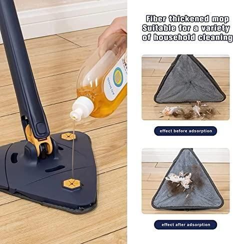 Twist & Clean Mop - 360 Rotatable Triangle Mop