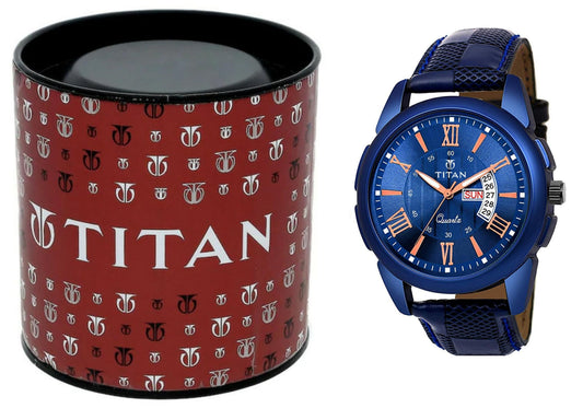 Analog Stylish Watch for Men – Unique Design, Everyday Elegance (BLUE)