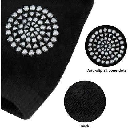 2 Pair Baby Knee Pads for Crawling | Anti-Slip Safety Knee Protectors for Infants