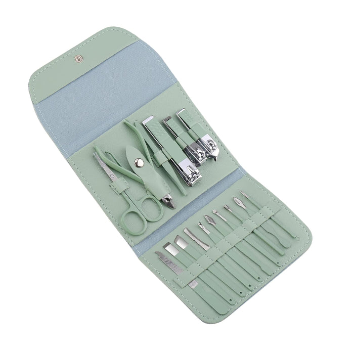 Nail Clippers set, 16 in 1 Nail Clippers Pedicure Manicure Set Beauty Tool with Portable Holding Bag Case for Adult Travel or Home