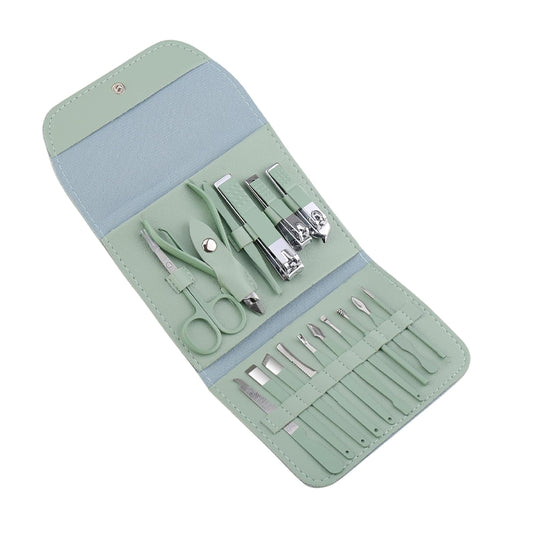 Nail Clippers set, 16 in 1 Nail Clippers Pedicure Manicure Set Beauty Tool with Portable Holding Bag Case for Adult Travel or Home