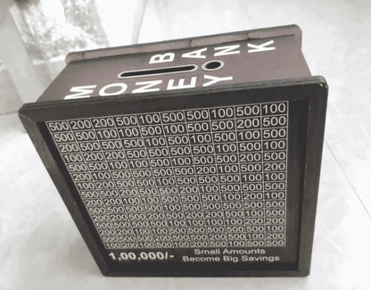 Vaultique™ ₹1 Lakh Savings Challenge Piggy Bank