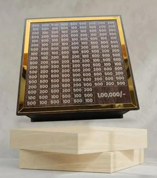 Vaultique™ ₹1 Lakh Savings Challenge Piggy Bank