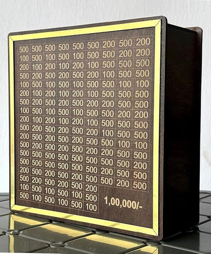 Vaultique™ ₹1 Lakh Savings Challenge Piggy Bank