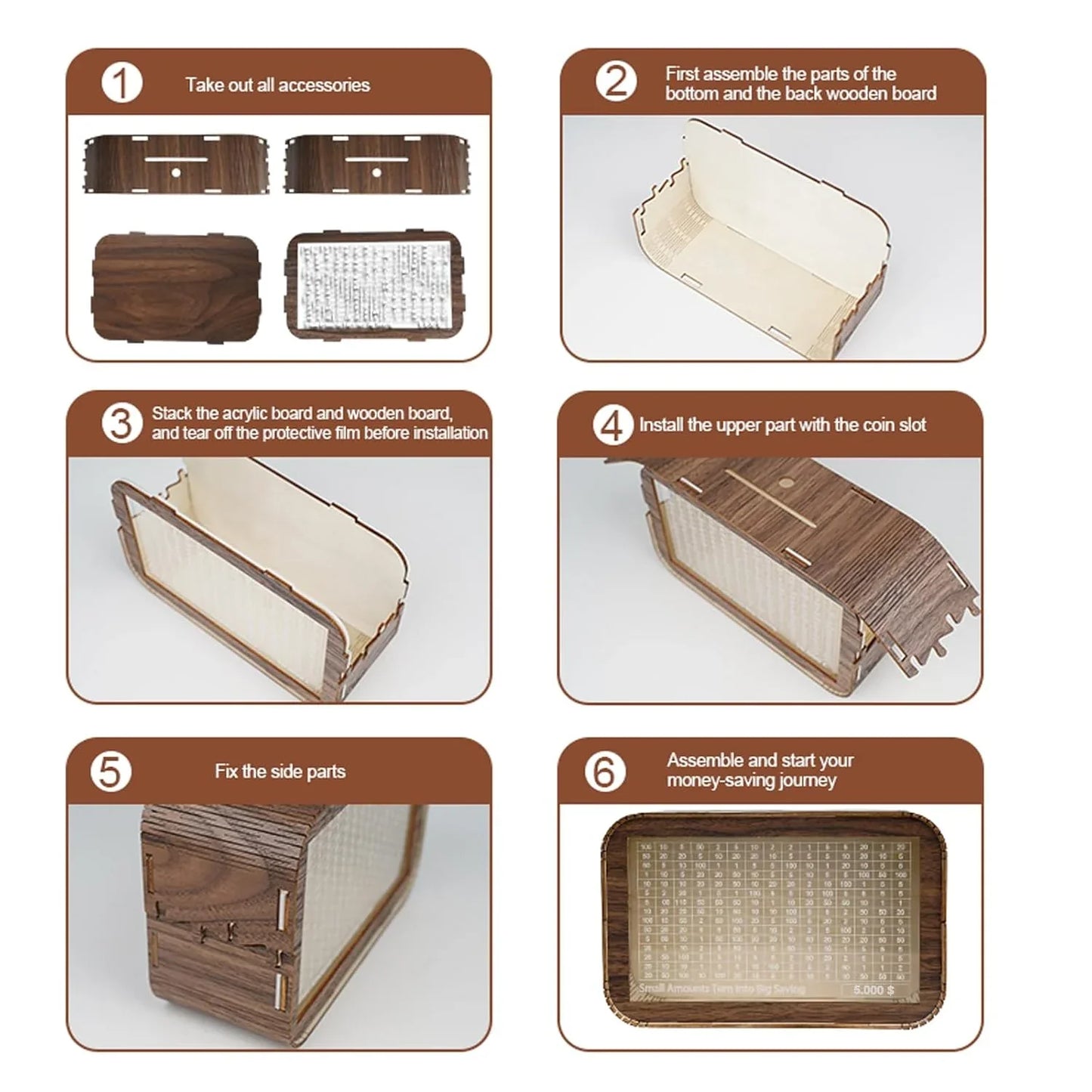 Vaultique™ ₹1 Lakh Savings Challenge Piggy Bank