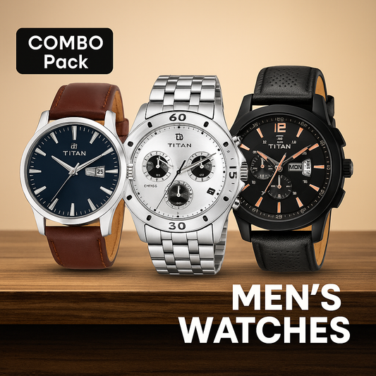 Watches Analog Black and Silver Dial Men's Watch