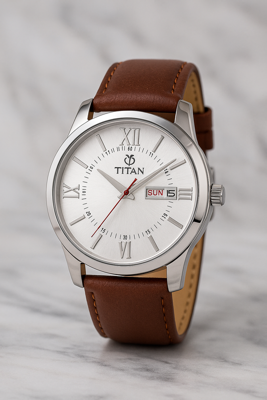 Classic PU Leather Analog Watch – Effortless Everyday Style