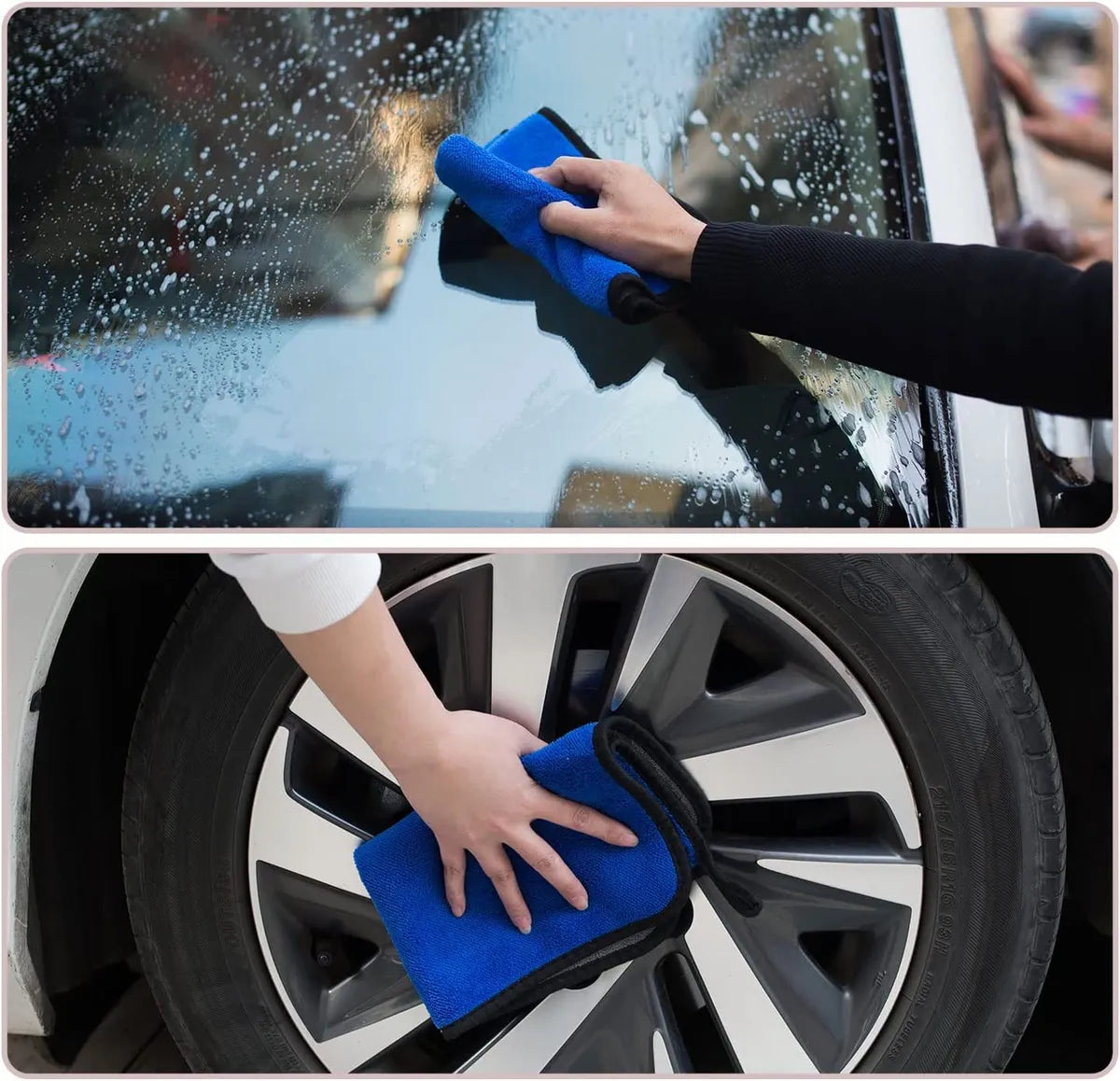 Microfiber Car Cleaning Towel Cloth Super Soft 800 GSM Microfiber Cloth for Car