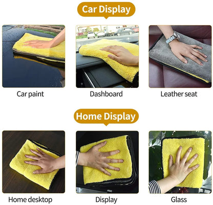 Microfiber Car Cleaning Towel Cloth Super Soft 800 GSM Microfiber Cloth for Car