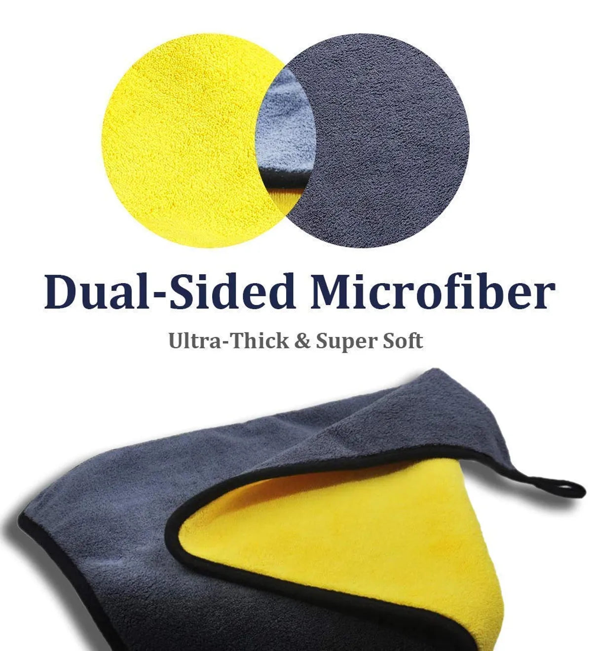 Combo- 1 Microfiber Car Cleaning Cloth & 1 Brass Nozzle for Cleaning Vehicle, Stairs, Wall etc