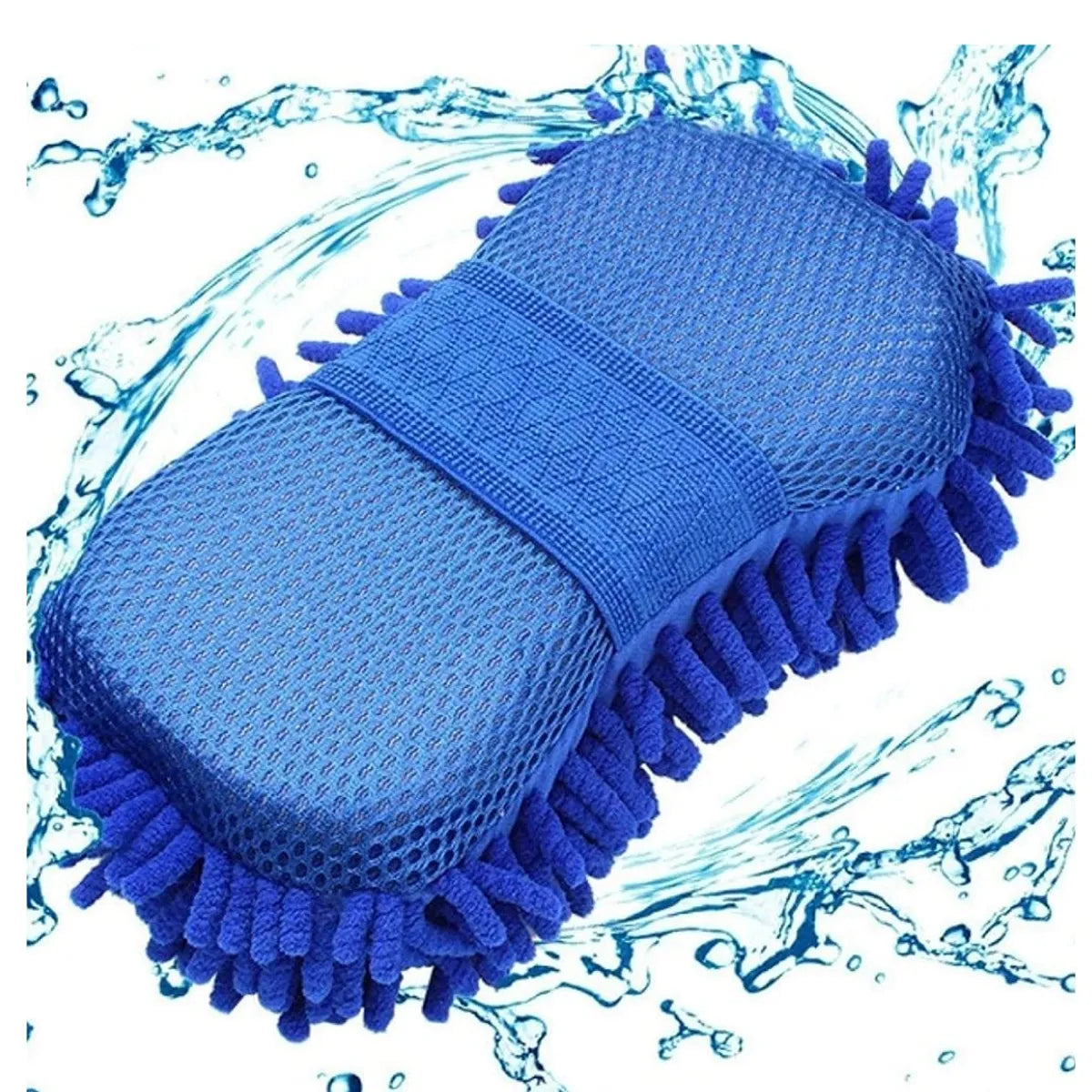 Multipurpose Microfiber Car Cleaning Sponge/Brush (Pack of 1)