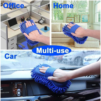 Multipurpose Microfiber Car Cleaning Sponge/Brush (Pack of 1)