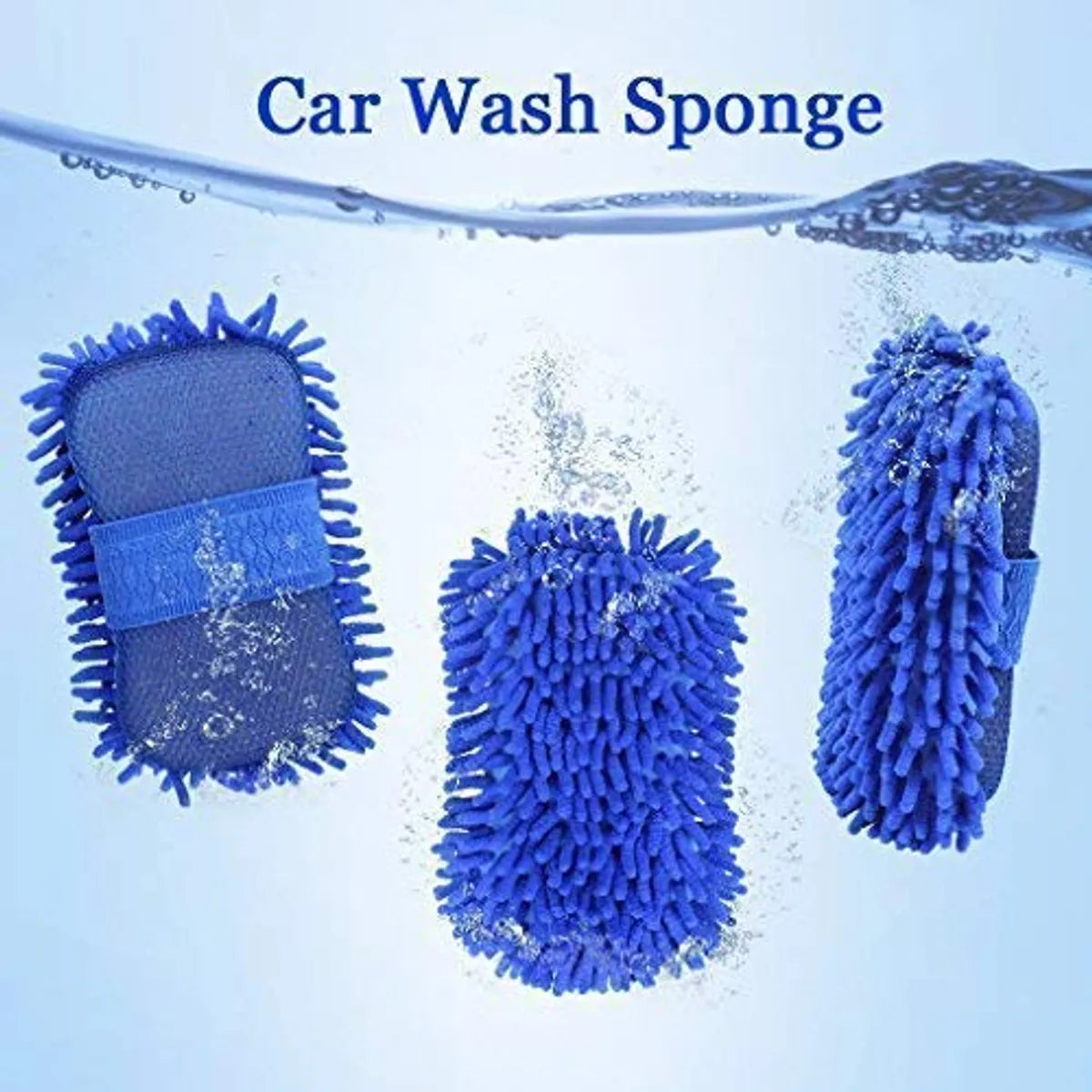 Multipurpose Microfiber Car Cleaning Sponge/Brush (Pack of 1)