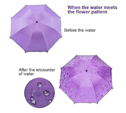 Magic Umbrella with Cover, Compact Travelling Umbrella, Polyester & UV Protection Fabric