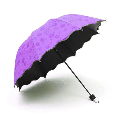 Magic Umbrella with Cover, Compact Travelling Umbrella, Polyester & UV Protection Fabric