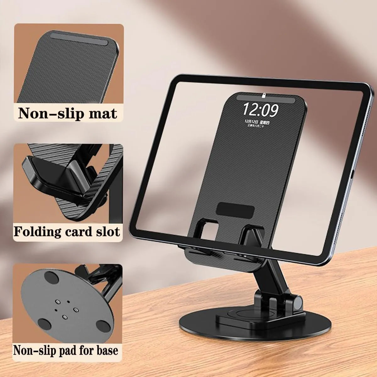 Mobile Stand 360° Rotation Height and Angle Adjustable