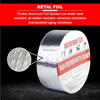 Super Strong Adhesive Waterproof Repair Tape for Pipe Aluminum Butyl Tape