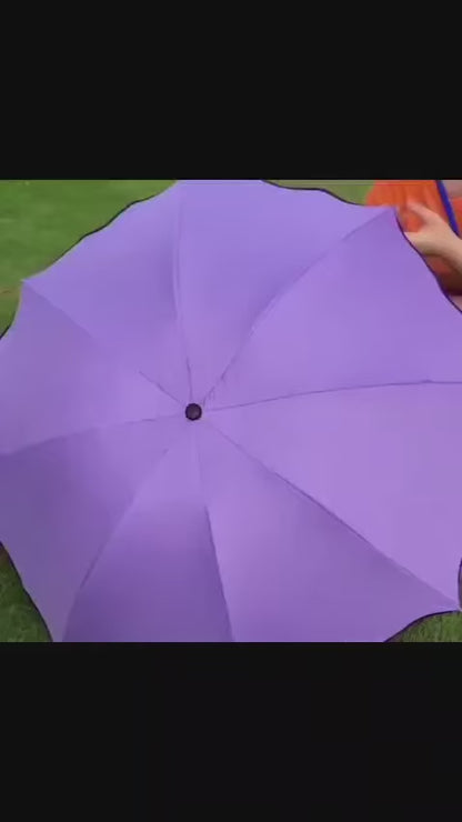 Magic Umbrella with Cover, Compact Travelling Umbrella, Polyester & UV Protection Fabric